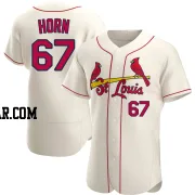 Bailey Horn Men's St. Louis Cardinals Cream Authentic Alternate Jersey