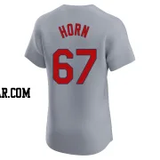 Bailey Horn Men's St. Louis Cardinals Gray Elite Road Jersey