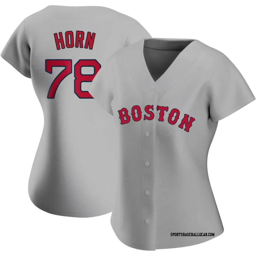 Bailey Horn Women's Boston Red Sox Gray Replica Road Jersey