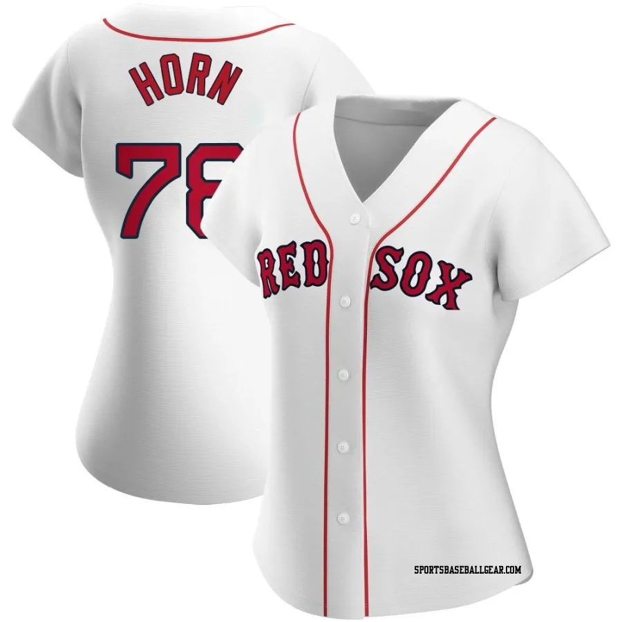 Bailey Horn Women's Boston Red Sox White Authentic Home Jersey