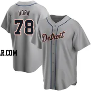 Bailey Horn Youth Detroit Tigers Gray Replica Road Jersey
