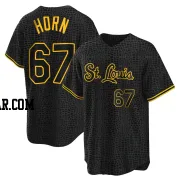 Bailey Horn Youth St. Louis Cardinals Black Replica Snake Skin City Jersey