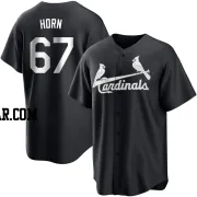 Bailey Horn Youth St. Louis Cardinals Black/White Replica Jersey