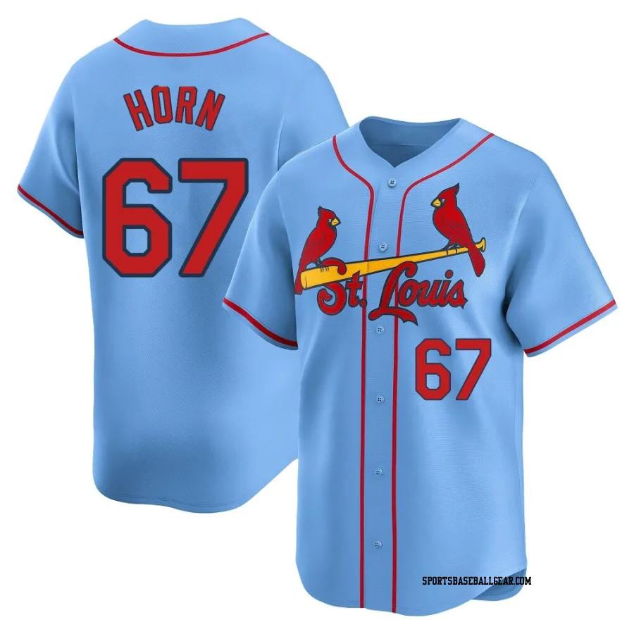 Bailey Horn Youth St. Louis Cardinals Light Blue Limited Alternate Jersey
