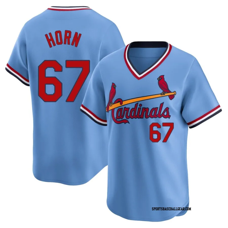 Bailey Horn Youth St. Louis Cardinals Light Blue Limited Cooperstown Collection Jersey