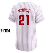 Bake Mcbride Men's Philadelphia Phillies White Elite Home Jersey
