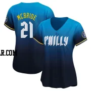 Bake Mcbride Women's Philadelphia Phillies Blue Limited 2024 City Connect Jersey