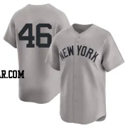 Baron Stuart Men's New York Yankees Gray Limited Away 2nd Jersey