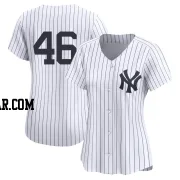 Baron Stuart Women's New York Yankees White Limited Yankee Home 2nd Jersey