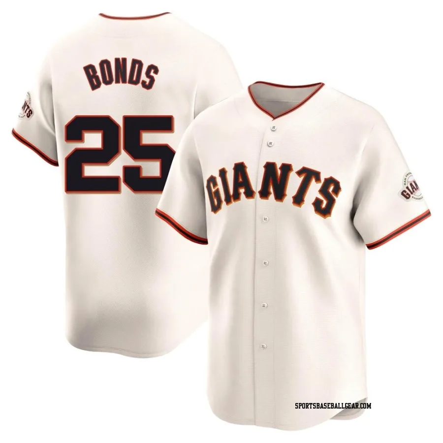 Barry Bonds Youth San Francisco Giants Cream Limited Home Jersey