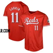 Barry Larkin Men's Cincinnati Reds Red Limited Alternate Jersey