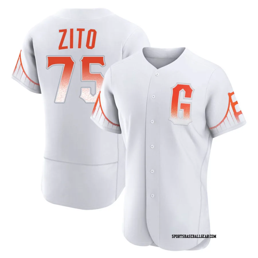 Barry Zito Men's San Francisco Giants White Authentic 2021 City Connect Jersey