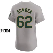 Ben Bowden Men's Oakland Athletics Gray Elite Road Jersey