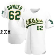 Ben Bowden Men's Oakland Athletics White Authentic Home Jersey