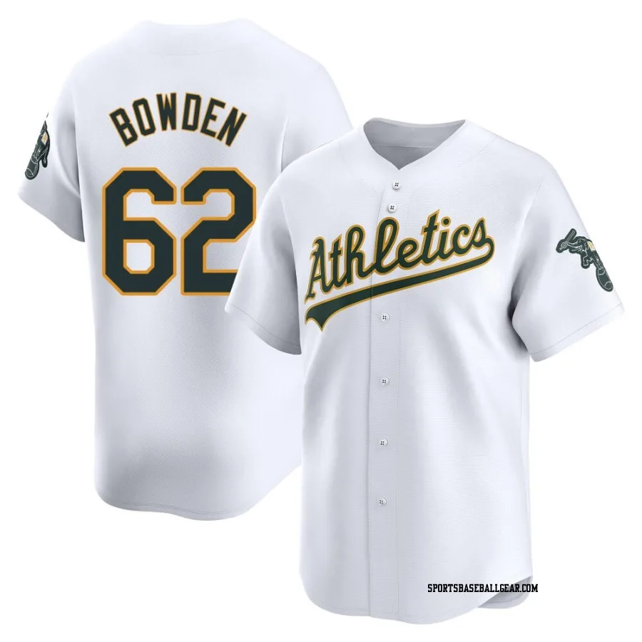 Ben Bowden Men's Oakland Athletics White Limited Home Jersey