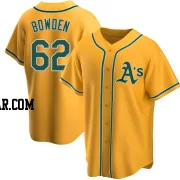 Ben Bowden Youth Oakland Athletics Gold Replica Alternate Jersey