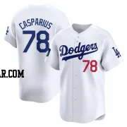 Ben Casparius Men's Los Angeles Dodgers White Limited 2024 World Tour Seoul Series Home Jersey