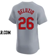 Ben DeLuzio Men's St. Louis Cardinals Gray Elite Road Jersey