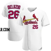 Ben DeLuzio Men's St. Louis Cardinals White Authentic Home Jersey