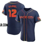Ben Gamel Men's Houston Astros Navy Game Authentic 2022 City Connect Jersey