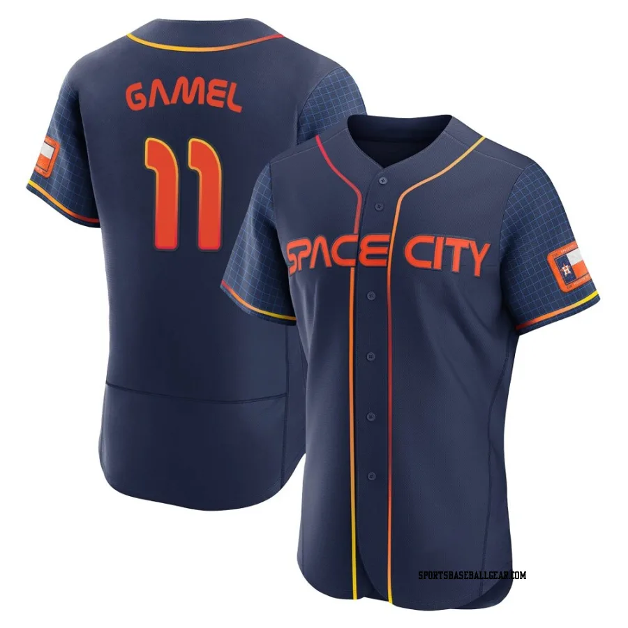 Ben Gamel Men's Houston Astros Navy Game Authentic 2022 City Connect Jersey