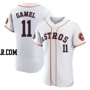 Ben Gamel Men's Houston Astros White Game Authentic 2022 World Series Champions Home Jersey