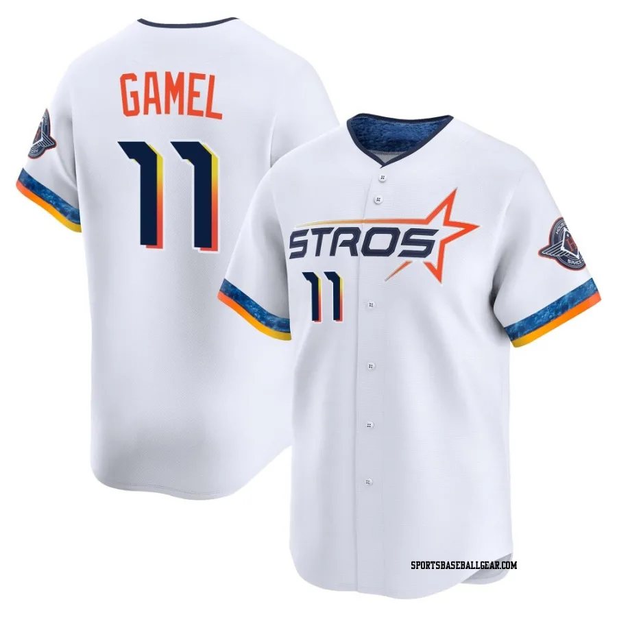 Ben Gamel Men's Houston Astros White Limited 2025 City Connect Jersey