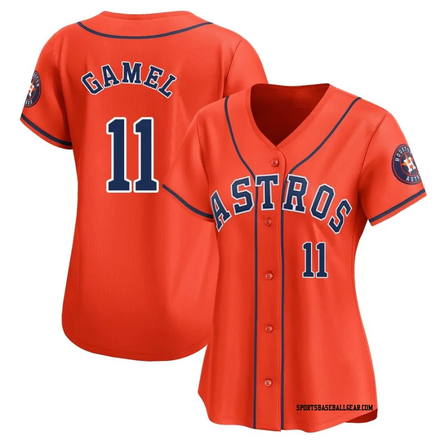 Ben Gamel Women's Houston Astros Orange Limited Alternate Jersey