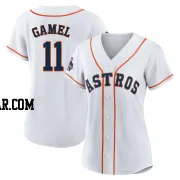 Ben Gamel Women's Houston Astros White Game Authentic 2022 World Series Champions Home Jersey