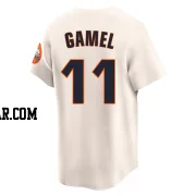 Ben Gamel Youth Houston Astros Cream Limited Throwback Cooperstown Collection Jersey