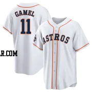 Ben Gamel Youth Houston Astros White Game Replica 2022 World Series Champions Home Jersey