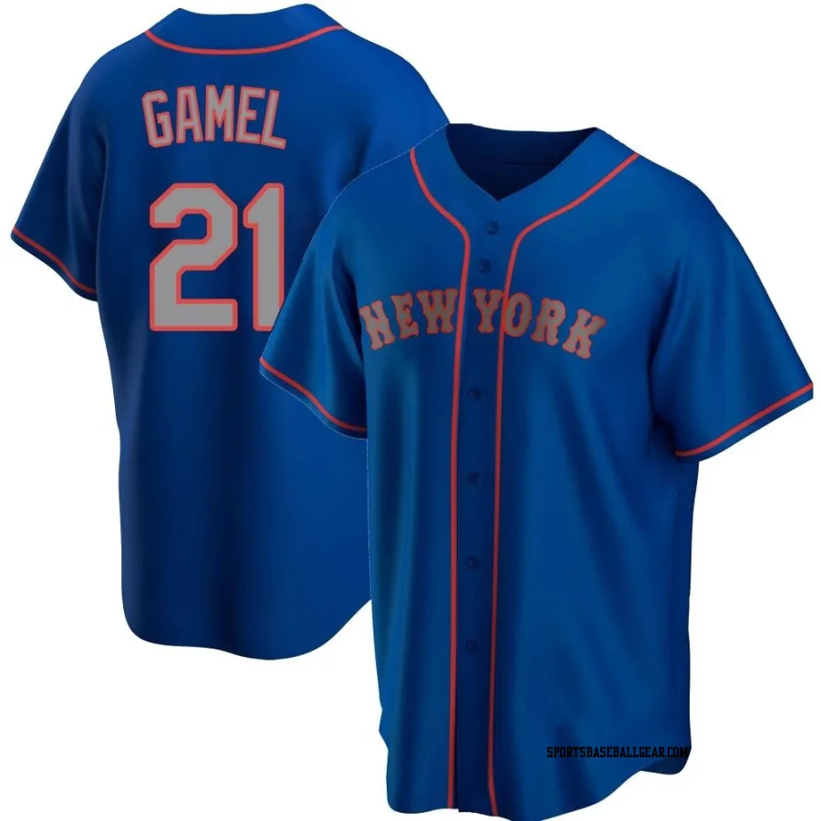 Ben Gamel Youth New York Mets Royal Game Alternate Road Replica Jersey