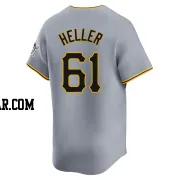 Ben Heller Men's Pittsburgh Pirates Gray Limited Away Jersey