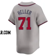 Ben Heller Youth Atlanta Braves Gray Limited Away Jersey
