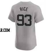 Ben Rice Men's New York Yankees Gray Elite Road Jersey