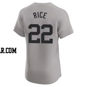 Ben Rice Men's New York Yankees Gray Elite Road Jersey