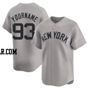 Ben Rice Men's New York Yankees Gray Limited Away Jersey