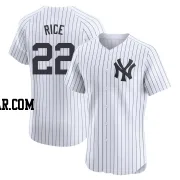 Ben Rice Men's New York Yankees White Elite Home Jersey