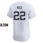 Ben Rice Men's New York Yankees White Elite Home Jersey