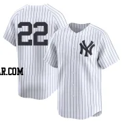 Ben Rice Men's New York Yankees White Limited Yankee Home 2nd Jersey