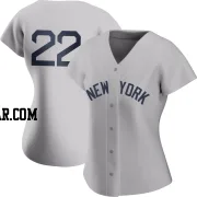 Ben Rice Women's New York Yankees Gray Replica 2021 Field of Dreams Jersey