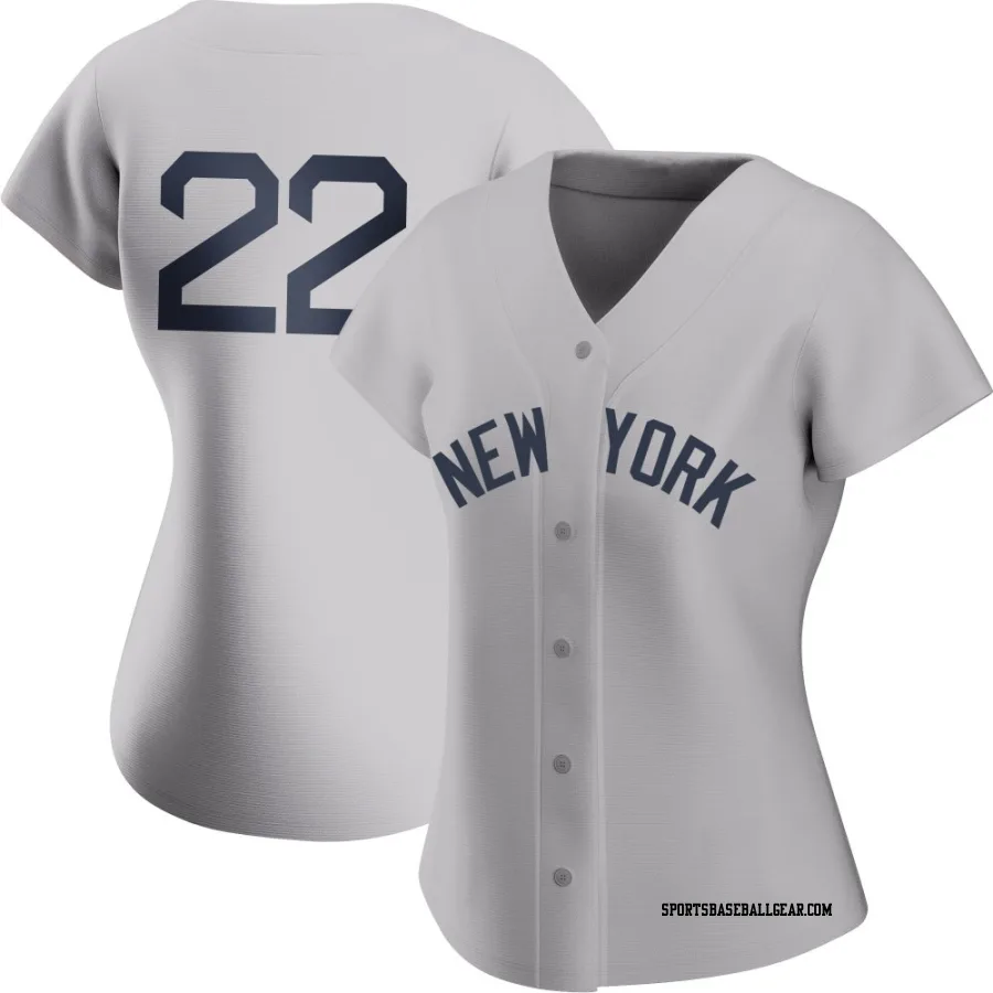 Ben Rice Women's New York Yankees Gray Replica 2021 Field of Dreams Jersey