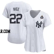 Ben Rice Women's New York Yankees White Limited Yankee Home 2024 World Series Jersey