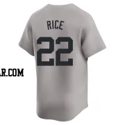 Ben Rice Youth New York Yankees Gray Limited Away Jersey