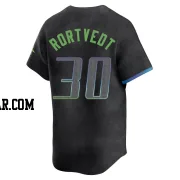 Ben Rortvedt Men's Tampa Bay Rays Charcoal Limited 2024 City Connect Jersey