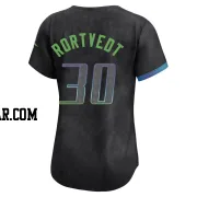 Ben Rortvedt Women's Tampa Bay Rays Charcoal Limited 2024 City Connect Jersey