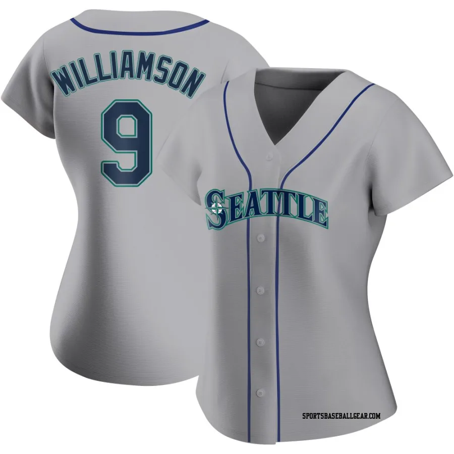 Ben Williamson Women's Seattle Mariners Gray Replica Road Jersey