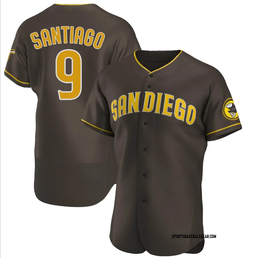 Benito Santiago Men's San Diego Padres Brown Authentic Road Jersey