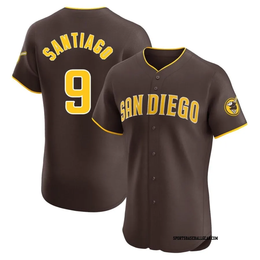 Benito Santiago Men's San Diego Padres Brown Elite Road Vapor Premier Jersey