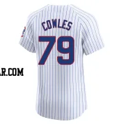 Benjamin Cowles Men's Chicago Cubs White Elite Home Jersey